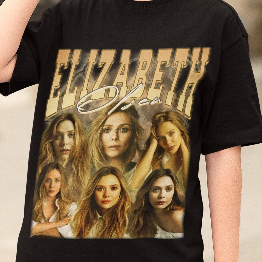 Elizabeth Olsen Retro shirt Elizabeth Olsen Vintage print 90 T-Shirt Elizabeth Olsen Clothing Elizabeth Olsen Crewneck Sweatshir