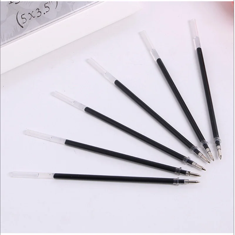 20 Stück/Set Gelstift-Nachfüllungen 0,5 mm Schwarz Blau Rot Tinten-Nachfüllung Schule Büro Schreibwaren Schreibzubehör – Detail 3