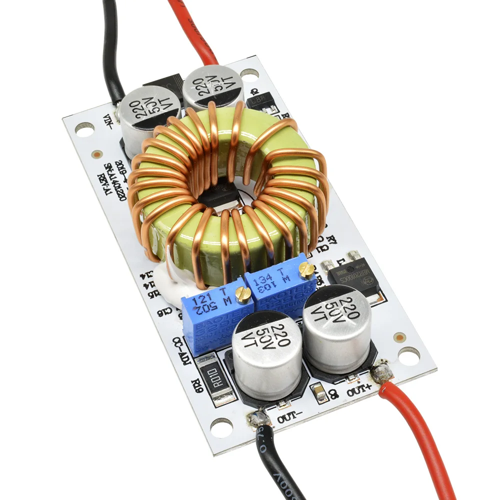 500W/250W 10A Step Up Power Supply DC 8.5V-48V to 10-50V Boost Converter Constant Voltage Current Drive Module Adjustable CC CV