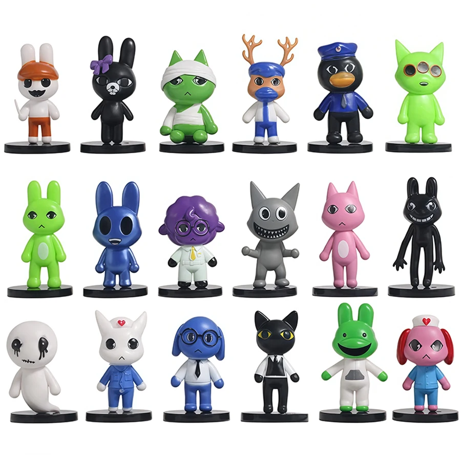 Image of Heiß begehrte Horror-Spiel-Figur: Tierklinik-Anomalie Anime-Cartoon Tierklinik-Figurine Modellpuppe Spielzeug Sammlerstück Geschenk für Fans