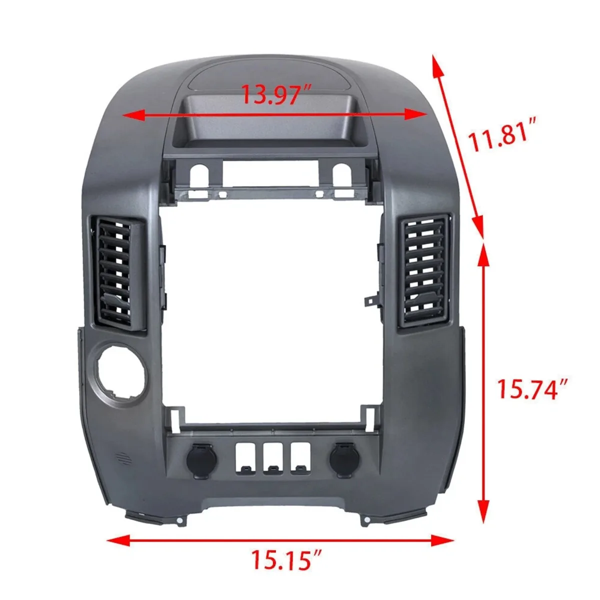 Car Center Dash Radio Bezel Instrument Panel Replacement Accessories For Nissan Titan Armada 2004-2006 68257-7S000, 682577S000