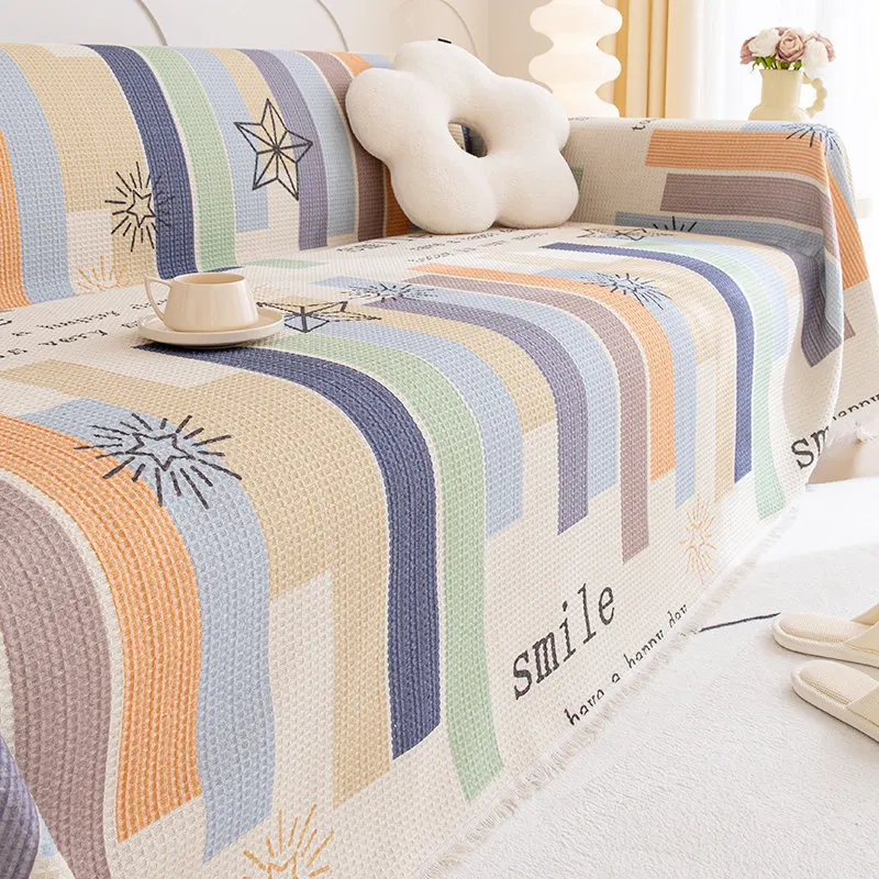 

Chenille Sofa Towel Soft and Comfortable Air Conditioning Blanket Sofa Decorative Cover Four Seasons Universal Couch Cushion