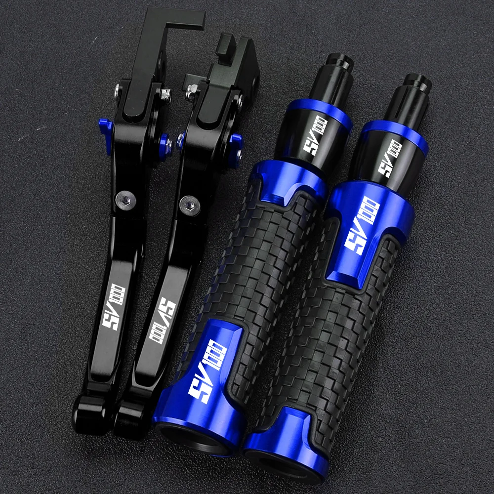 

For Suzuki SV1000 SV 1000 2003 2004 2005 2006 2007 Motorcycle Adjustable Brake Clutch Levers SV 1000 Handle Handlebar Grips Ends