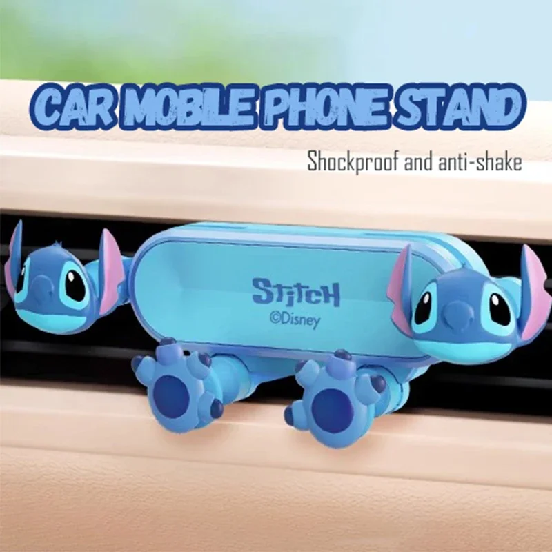 

Hello Kitty Stitch Car Phone Holder Air Vent Mount Adjustable Grip for iPhone Samsung Smartphone Universal Car Accessory Gift