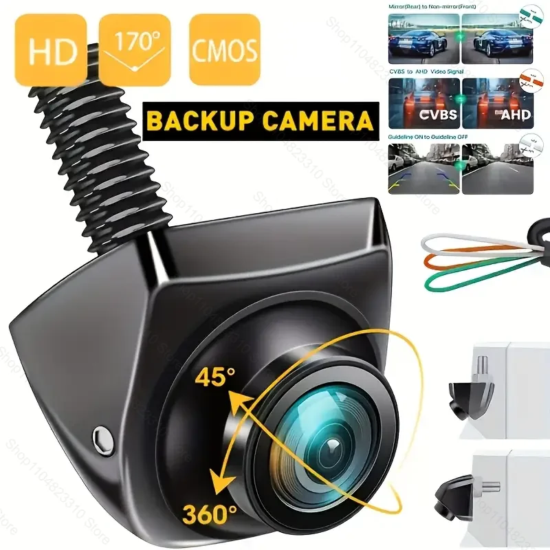 

Car Rear View Camera 1080P Full HD CVBS AHD Reversing Rear Camera 170° Wide Angle Night Vision Fisheye Len Car Reversing Camera