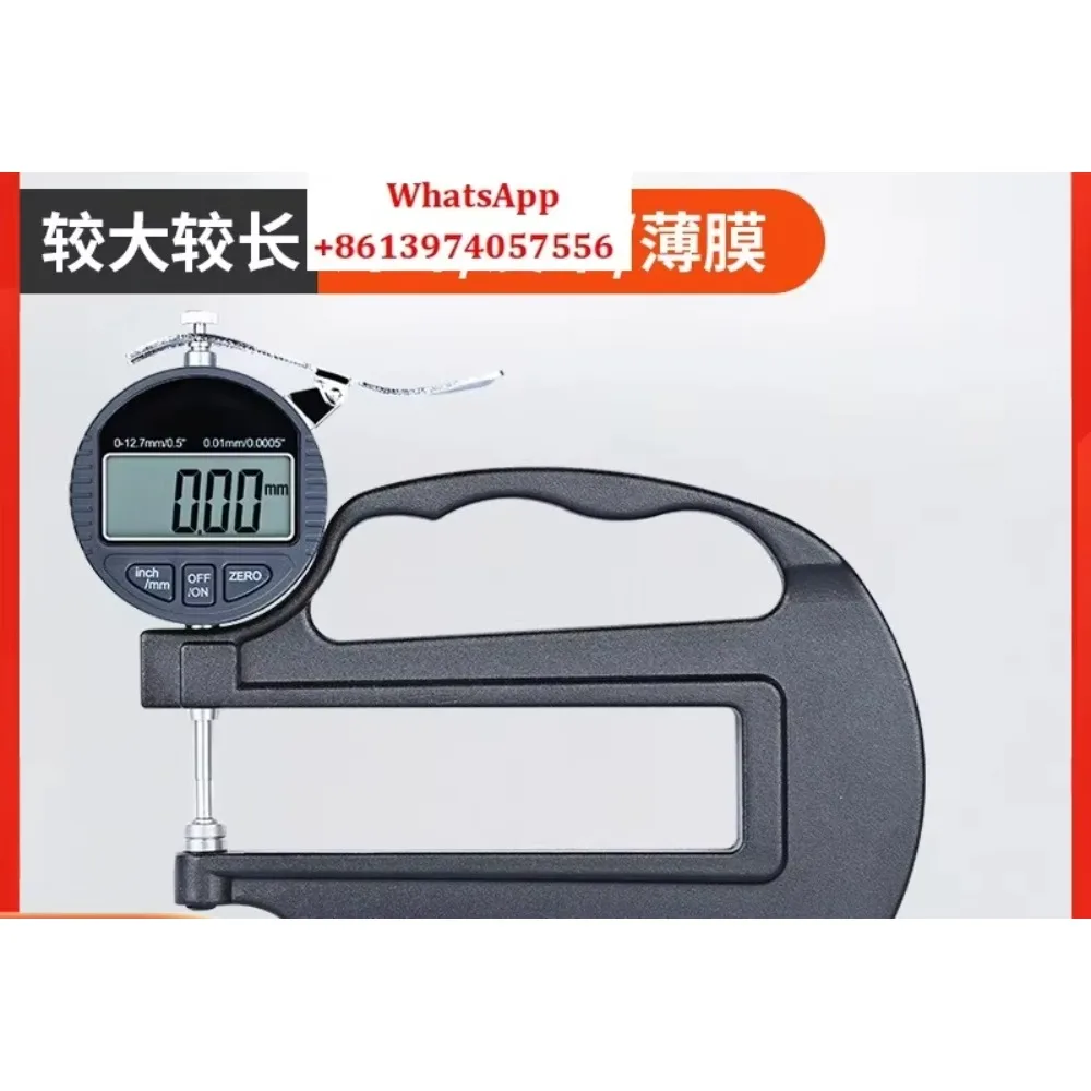 

Digital Thickness Gauge Percent Thousand Large Span Deep Throat Thickness Gauge, High Thickness Measurement Accuracy 0.001
