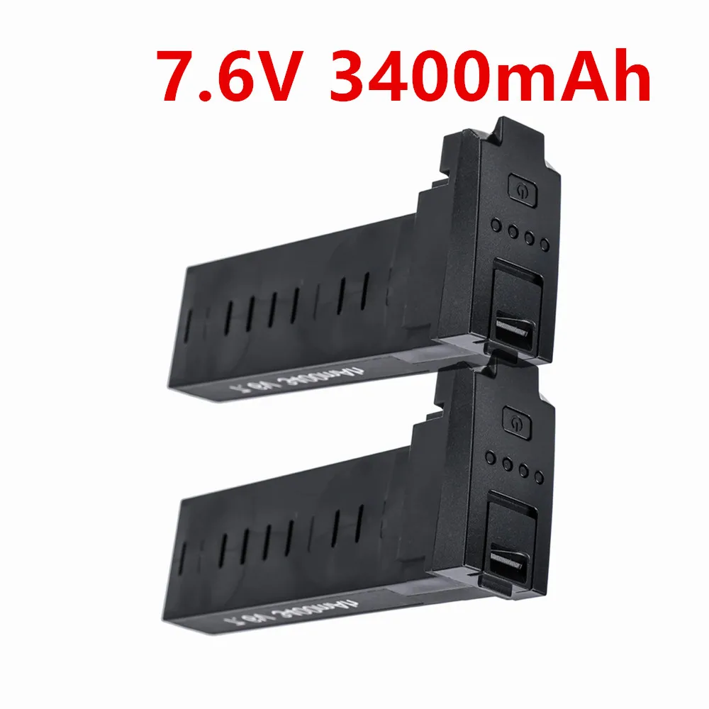 7.6V 3400mAh Lithium Polymer Battery Li-po Battery for SG906 Pro/Pro 2/Max /X7 PRO/ X8 pro RC Drone Spare Parts