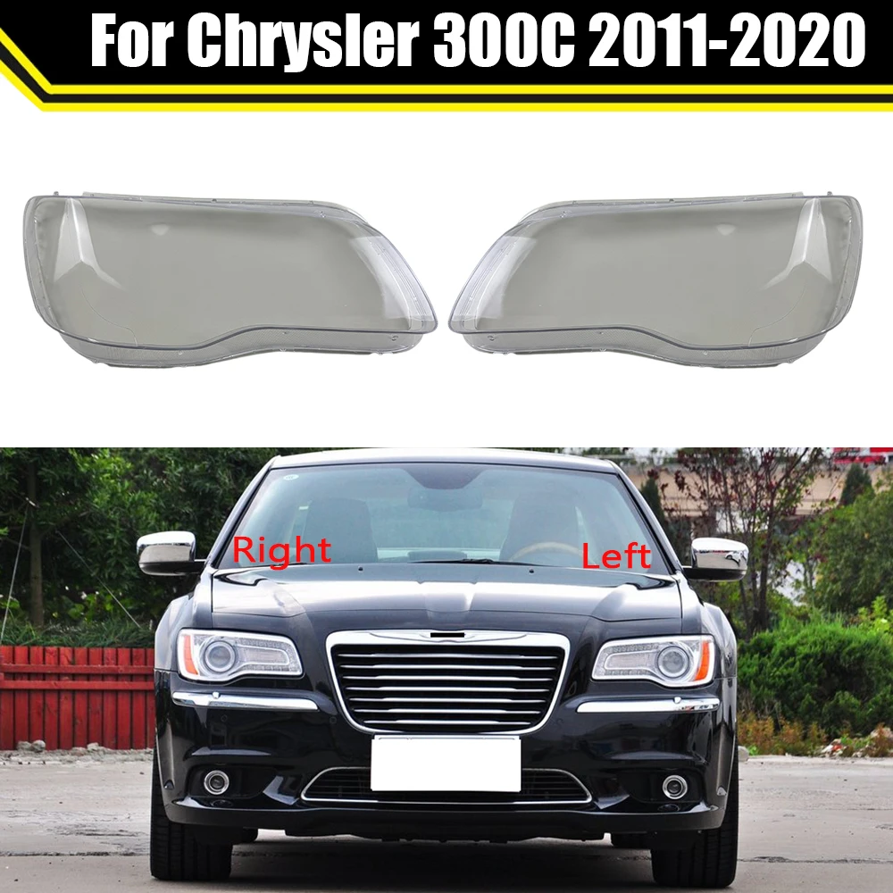 

Car Headlamp Cover For Chrysler 300C 2011-2020 Transparent Lampshade Lampcover Head Lamp Mask Headlight Shell