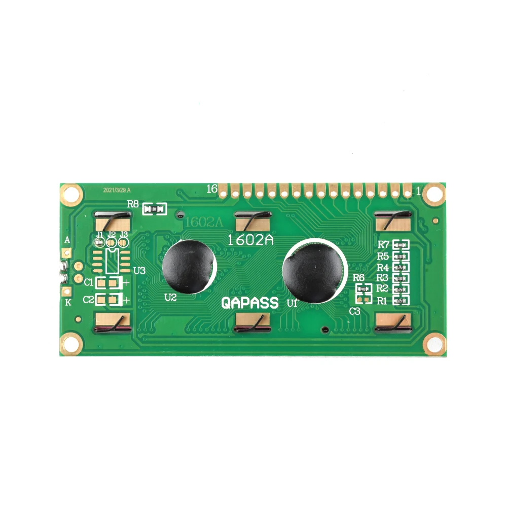 LCD1602 1602 LCD Module Blue / Yellow Green Screen 16x2 Character LCD Display  PCF8574T IIC I2C Interface 5V for Arduino