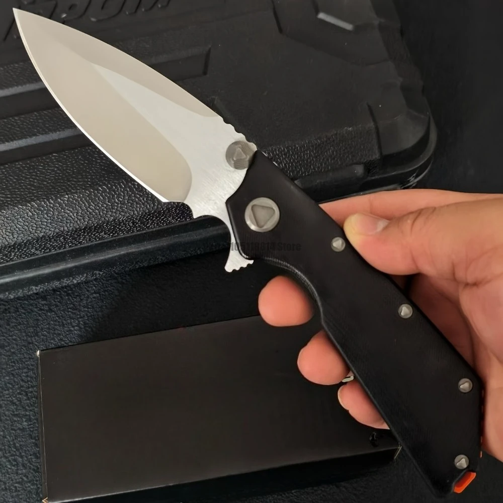 

G10 Handle D2 Stee Folding Knife Outdoor Folding Knife Multi-functional Folding Knife Camping Portable Pocket Knife, Fishing EDC