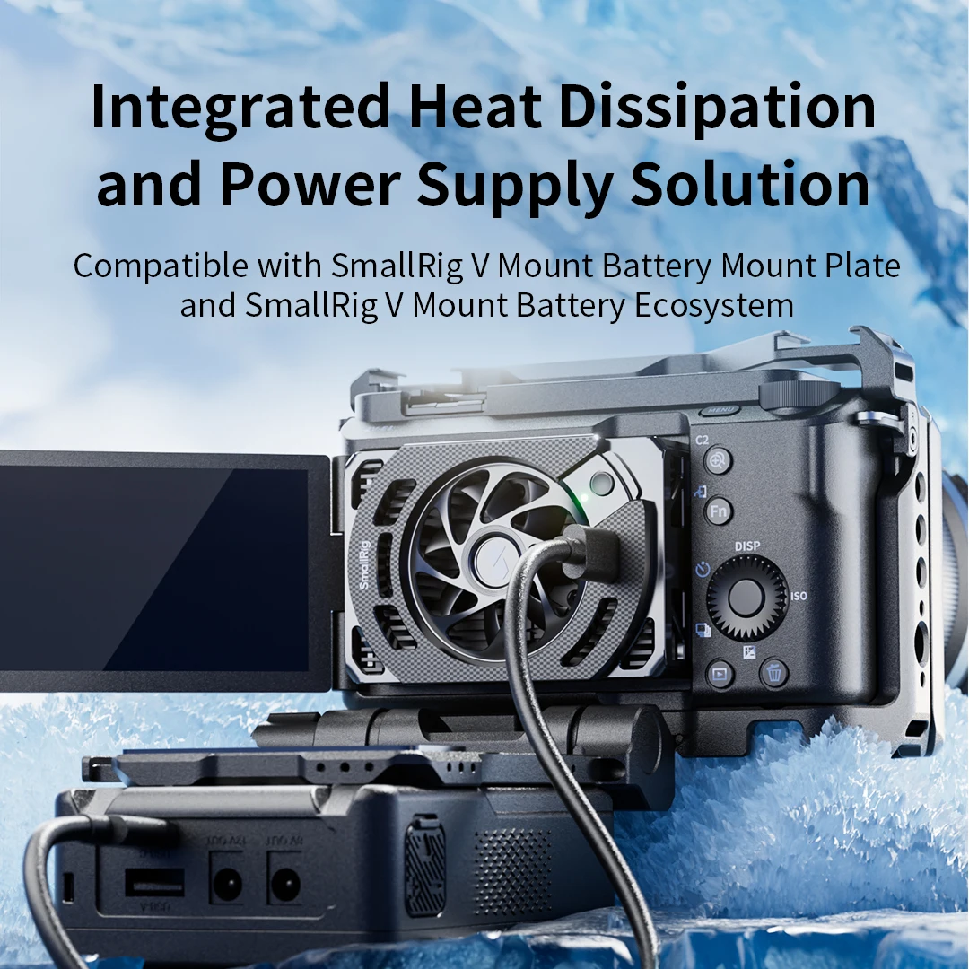Imagem -06 - Sistema de Refrigeração Smallrig para Sony Zv-e1 Zv-e10 Zv1 Zv-1f a iv a 7s Iii a 7c a 7c ii a 7cr a 6700 Fx3 Fx30