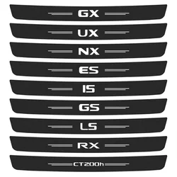 1PC Car Trunk Bumper Door Sill Protector Threshold Stickers for Lexus NX LS GS ES RX 300 330 IS 250 300 GX 400 460 UX 200 CT200h