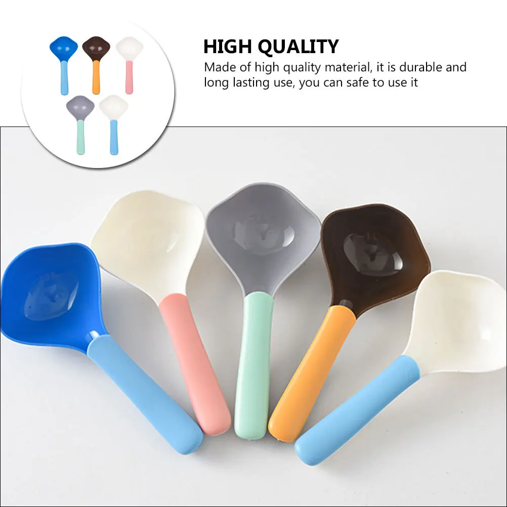 

5Pcs Pet Food Scoop Durable Feeding Shovel Easy Clean Portable Feeding Tool for Cat Food Pet Supplies Cat Supplies
