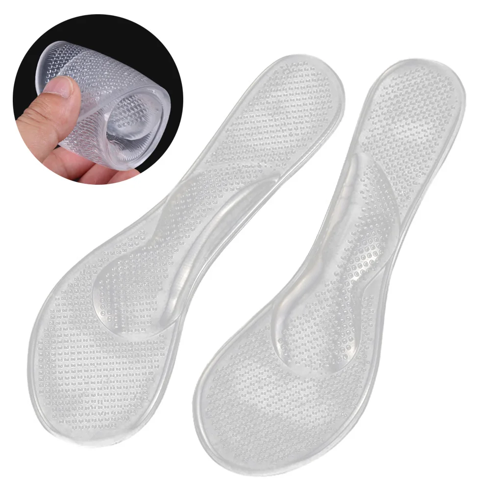 

Non Slip Gel Insoles for Women High Heels Sandals Universal Cushions Inserts Soft Arch Supports Pain Relief One Size Fits All