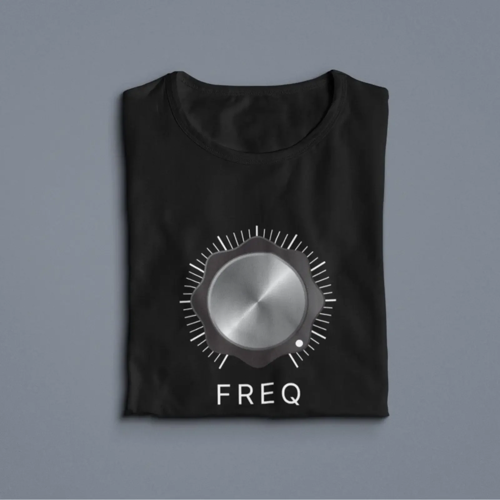 Freq Knob T Shirt Synthesizer Music Producer DJ Techno EDM Beat Maker Analog Synth Casual vintage Washed Versatile graphic Soft