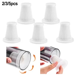2/3/5pcs Car Vacuum Cleaner Filter Cordless Vacuum Cleaner Washable Filter Handheld Vacuum Cleaner Accessories