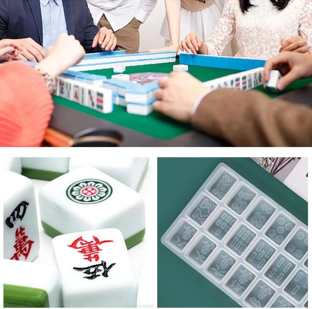 diy Mahjong Mold Set of Chinese Four Games