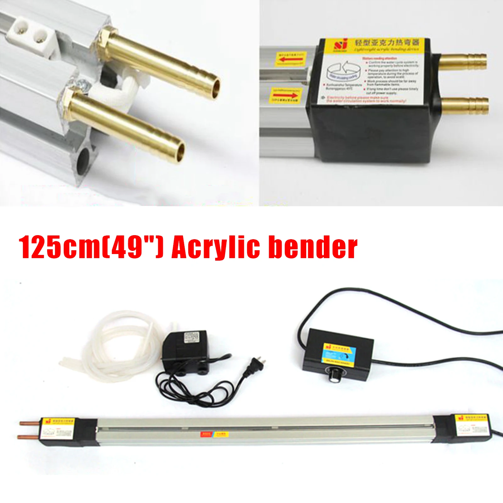 1500W 49 Acrylic PVC Plastic Bender Bending Machine Plastic Sheet Bender Heater Manual Bending Tool for Bending