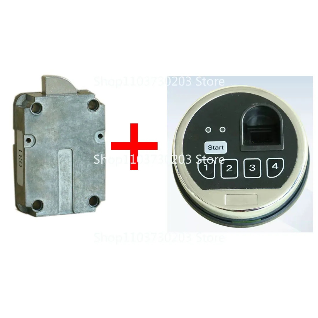 Circular Safe Fireproof Cabinet Fingerprint Combination Lock Delay Lock