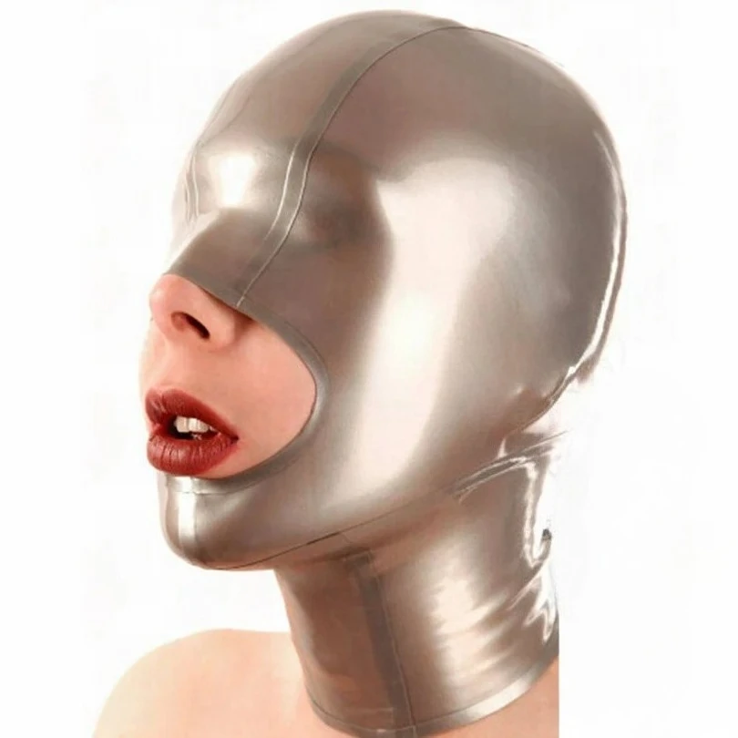 

Customized Latex Mask Rubber Full Face Headwear Hood Fashion Cosplay Party Costume Accessory