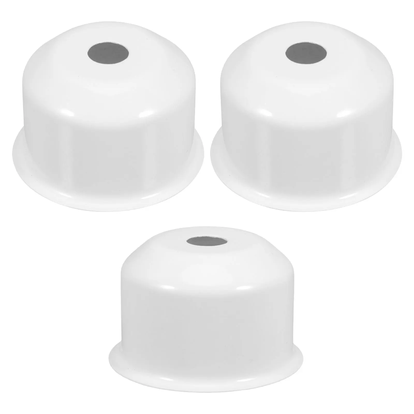 

3 Pcs Lamp Cup Table Ceiling Socket Base Wall Lampharp Holder Light Bulb Bases E27 Iron Modern Finial Lamp Shades Desktop