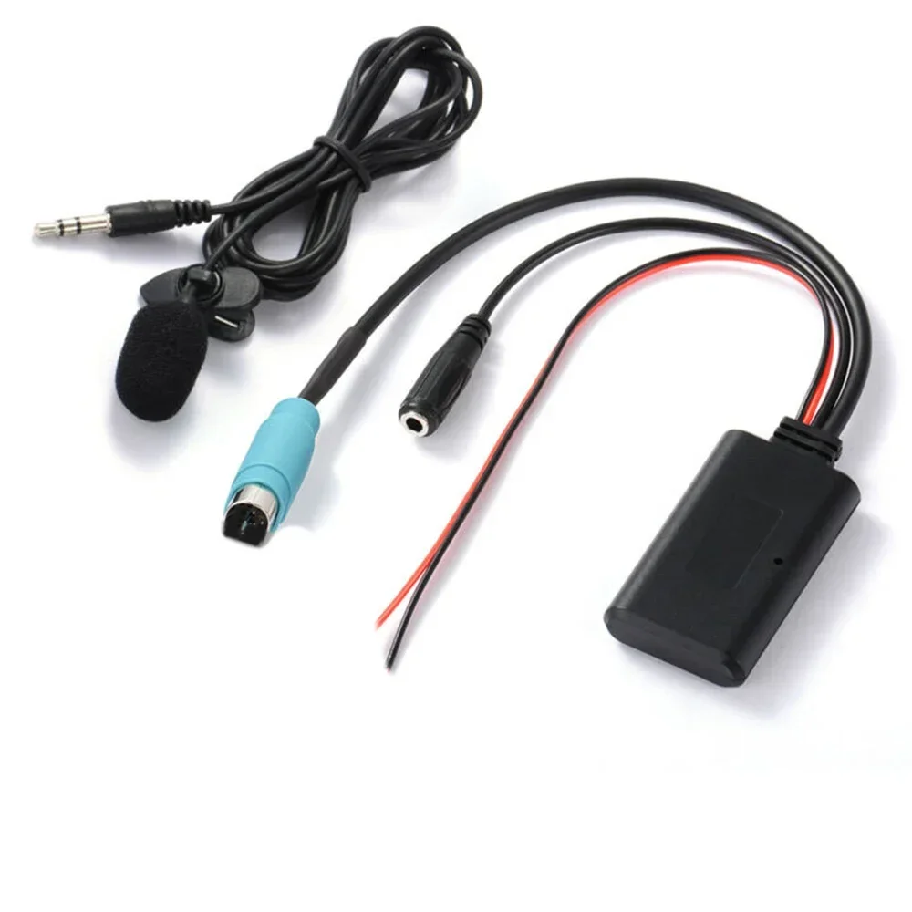 VERYUS Car Bluetooth-compatible Receiver Music Adapter Mic Cable For Alpine KCE-236B 9870/9872