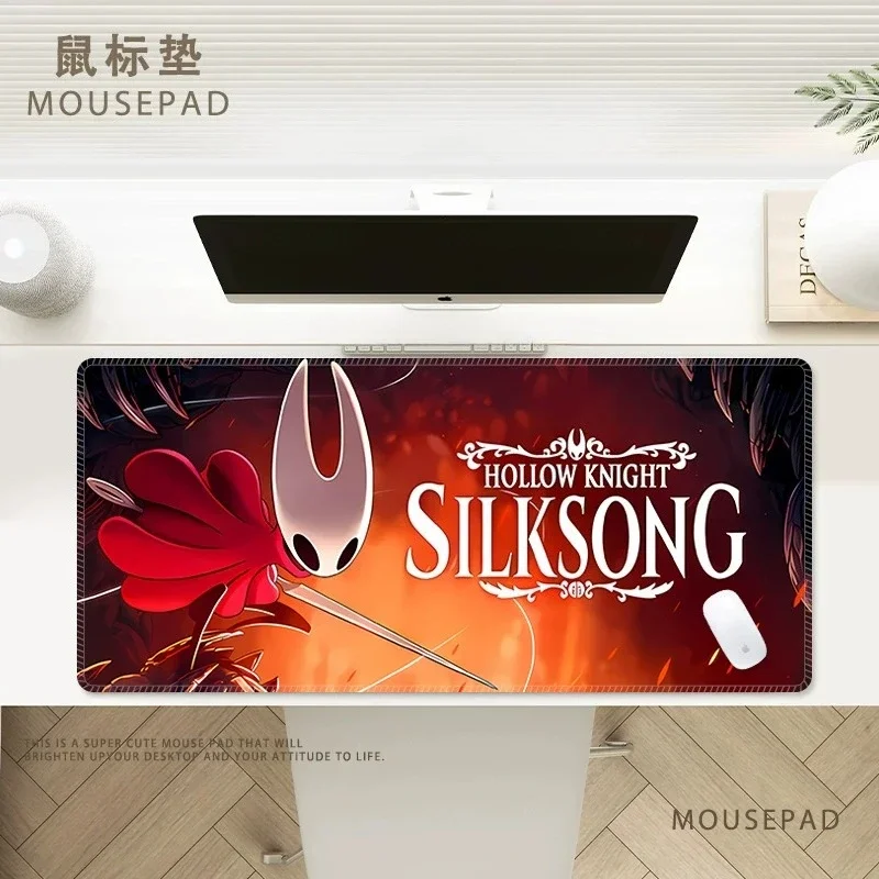 Boys E-sports Game Hollow Knight ：SilkSong Oversized Non-slip Leather Mouse Pad Two-dimensional E-sports Game Computer Table Mat