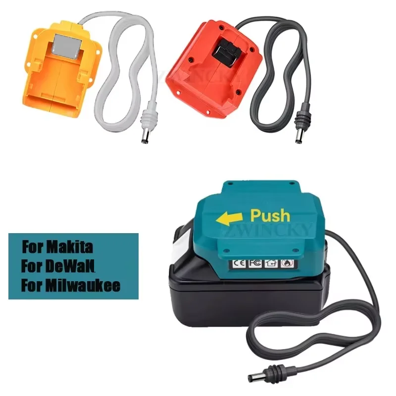 For Starlink Mini DC Power Cable For Dewal/Milwaukee/Makita 18V-20V Battery Charger Adapter Plug and Play for Starlink Mini 1M