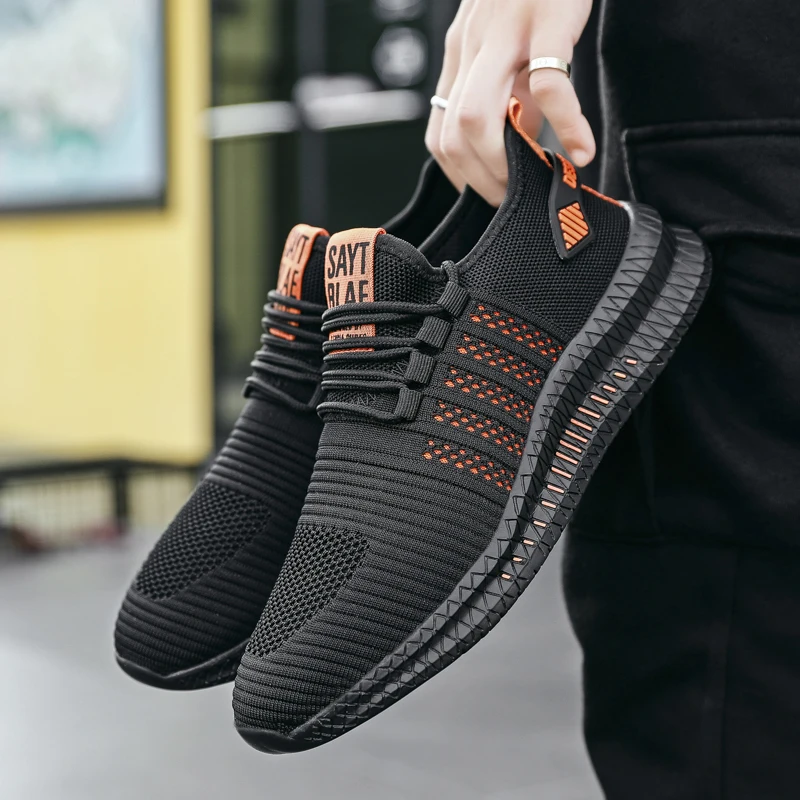 

Unisex Sneakers Fashion Men's Casual Shoes High Quality Mesh Walking Shoes Lightweight