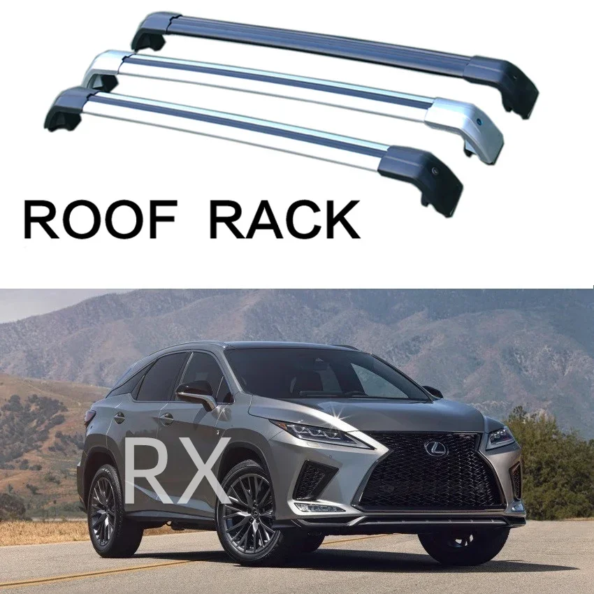 2Pcs Roof Bars for Lexus RX350 RX450H F sport RX350L RX450L 2016-2018 2019 2020 baggage luggage roof rack roof rail cross bar