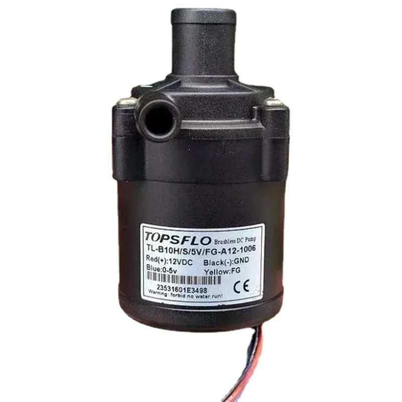 TOPSFLO DC 12V Small Mini Brushless Water Pump Submersible Impeller Centrifugal Pump Large Flow Support PWM Speed Regulation