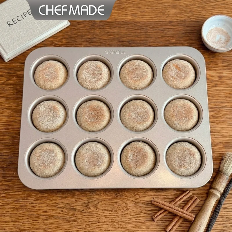 stampo-per-madeleine-chefmade-a-12-cavita-teglia-multiuso-per-english-muffin-e-torte-madeleine-adatto-al-forno