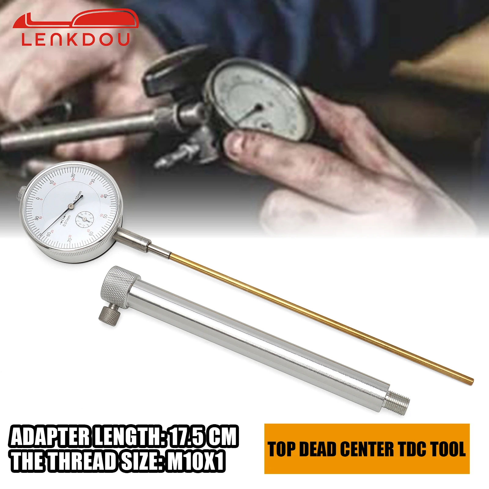 Top Dead Center TDC Tool Timing Gauge 10MM 12MM 14MM Thread Long Adapter For Triumph Honda Harley BMW Suzuki Yamaha Kawasaki