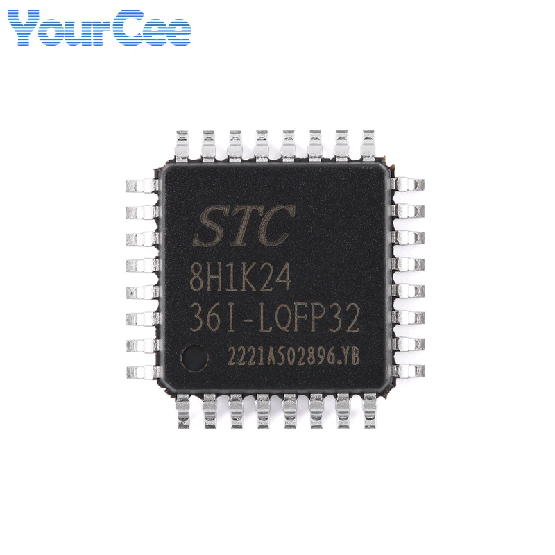 5pcs STC8H1K24-36I-LQFP32 STC8H1K24-36I-QFN32 STC8H1K24 1T 8051 Microprocessor IC Chip Integrated Circuit