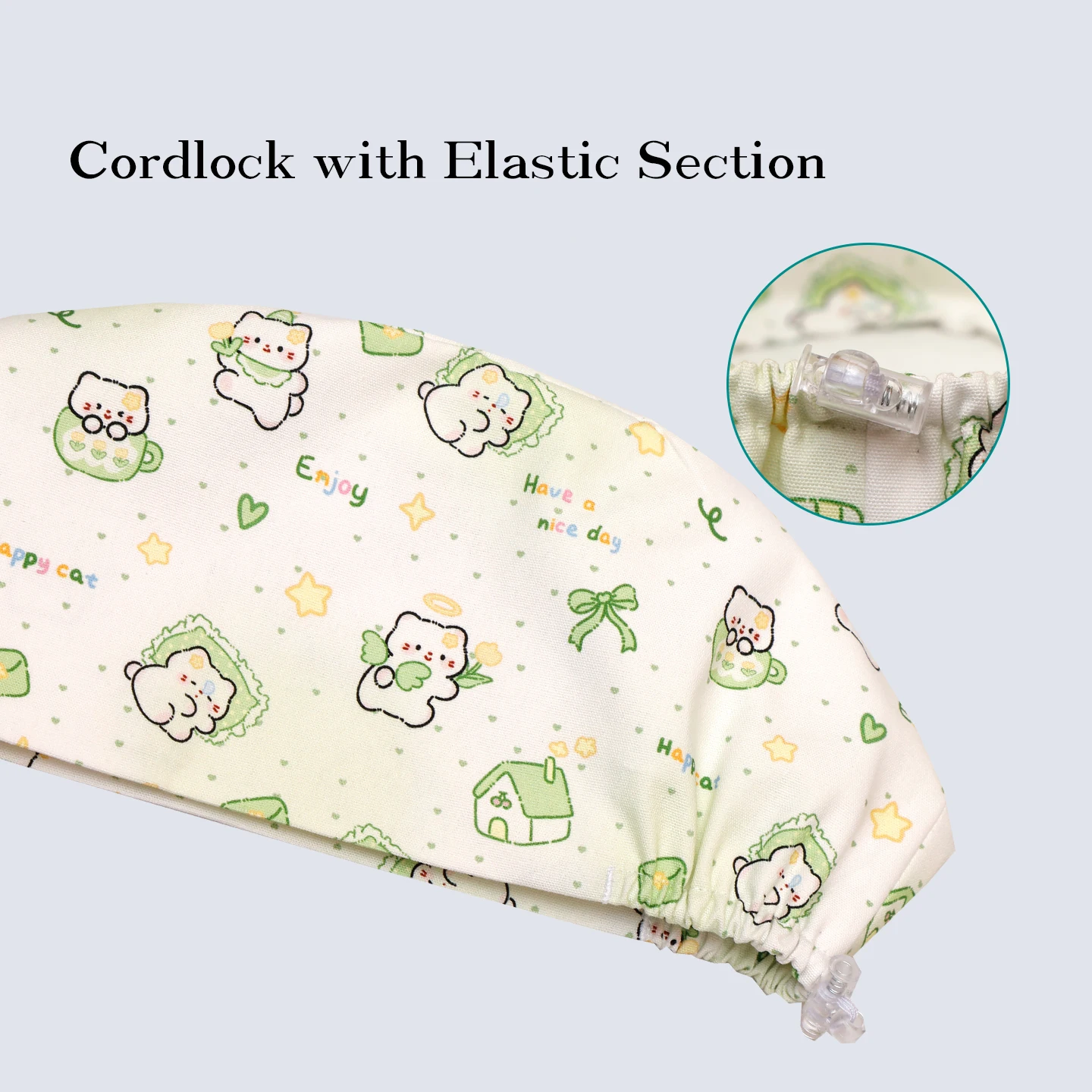 Leuke Dierenprint Katoen Dames Scrub Caps voor Artsen Verpleegkundige Chirurgische Medische Hoofddeksels voor Ziekenhuis Gebruik Tandarts Chef Hoeden K1206