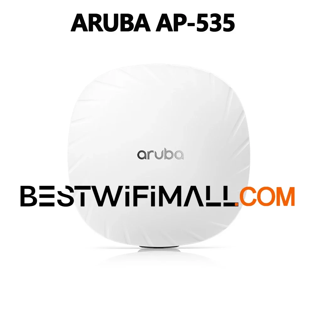 

ARUBA Networks APIN0535 AP-535 IAP-535(RW) Indoor Access Point Wi-Fi 6 AP 802.11AX OFDMA U-MIMO 2.97 Gbps,1024 Clients/Radio