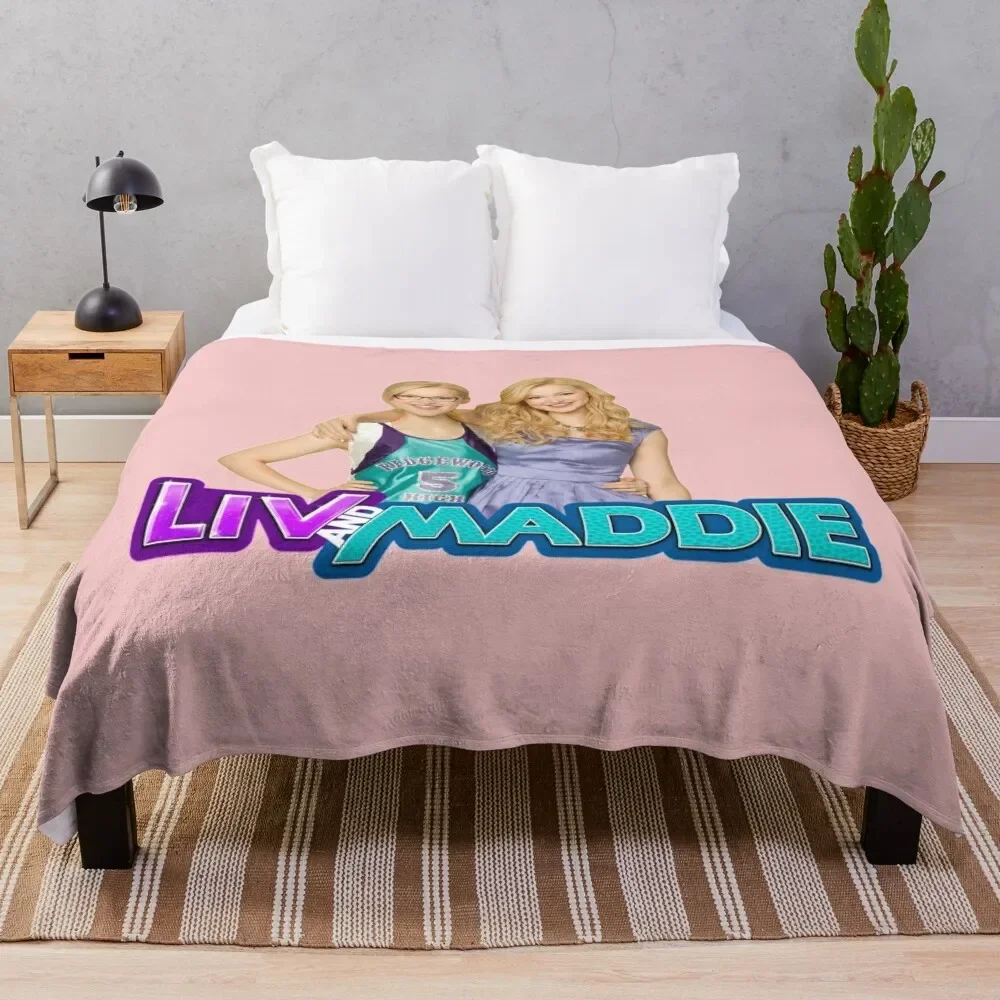 Liv and Maddie Throw Blanket Baby Bed Blankets For Bed valentine gift ideas Blankets