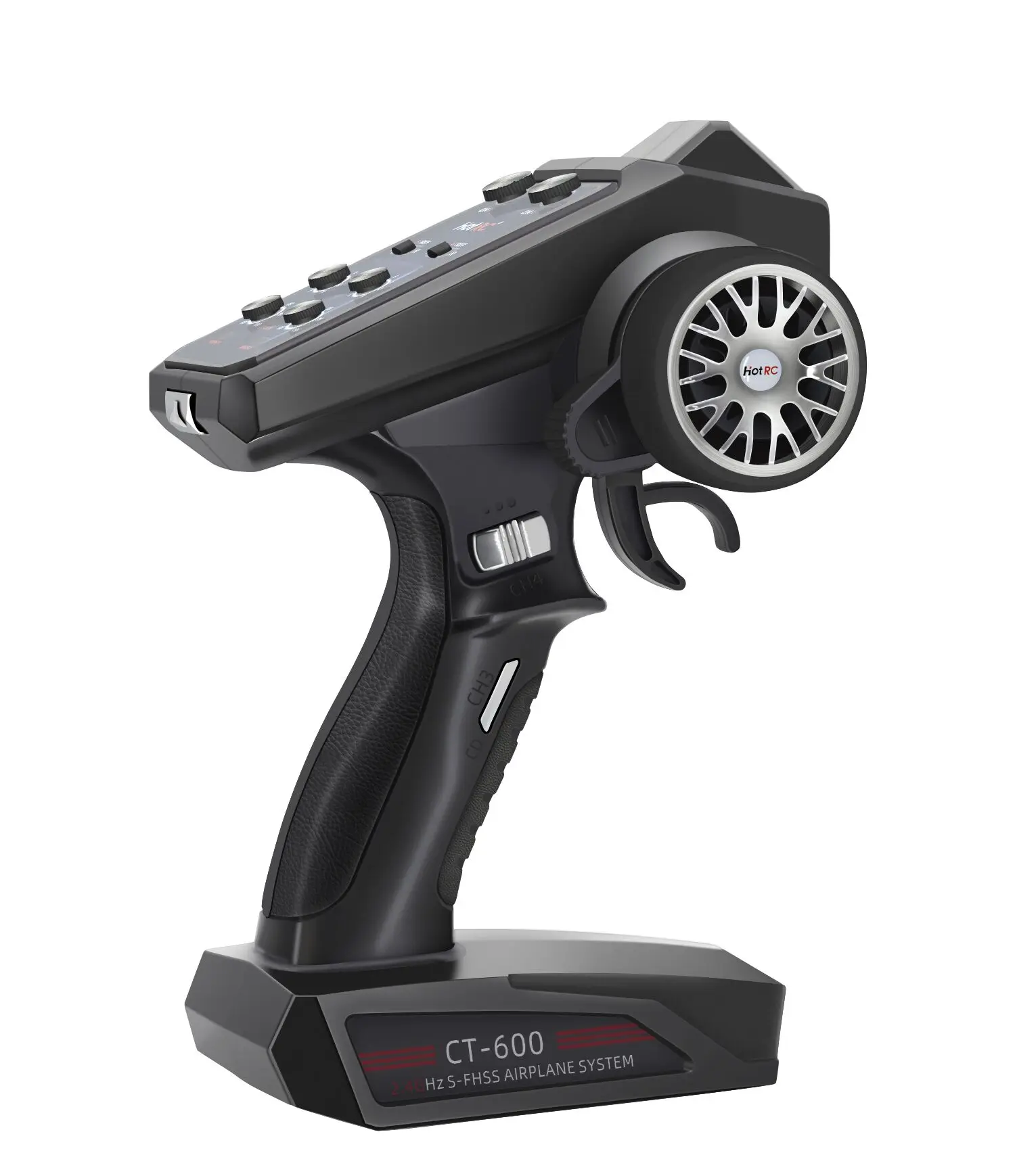 

HOTRC CT600 2,4 ГГц 3-канальный цифровой радиопередатчик с дистанционным управлением и приемником для радиоуправляемого автомобиля/лодки
