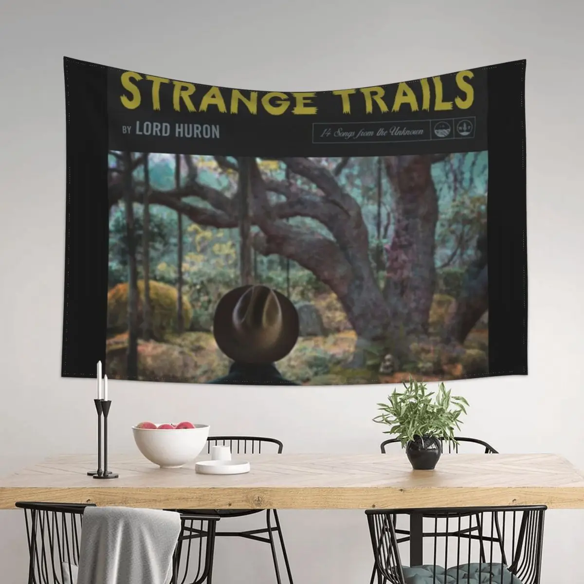 

Lord Huron Strange Trails Tapestry Decorative Wall Mural Room Design Wall Hangings Decoration Tapestry