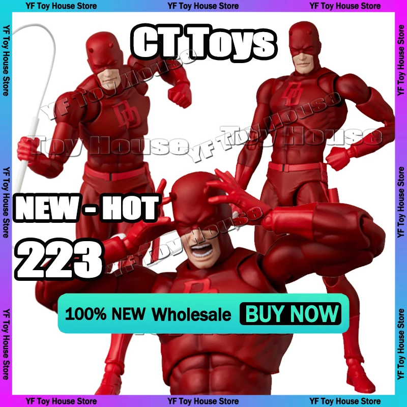 

Ct Toys Daredevil Figure Mafex 223 Comic Version Shf Anime Action Figure Figurine Statue Model Custom Toys Kids Xmas Gifts