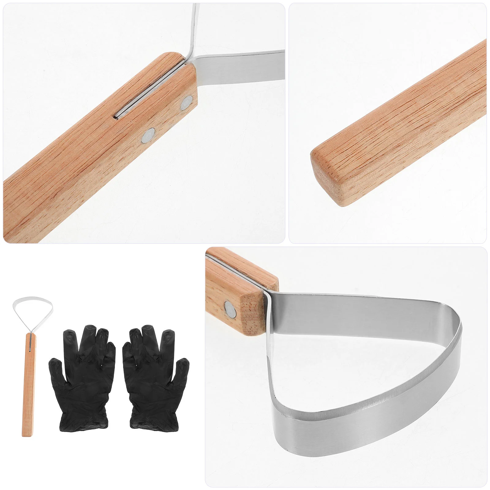 Meat Removal Knife Scraper Tool Cutting Carving Tools Animal Skiver Hand Craft Kit