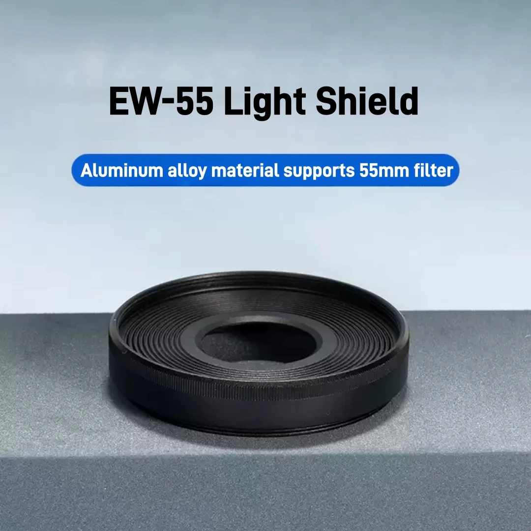 Lens Hood for Canon EW-55 RF 28mm F2.8 STM Lens Compatible with EOS R50 R5 R6 R6 Mark II R8 R7 R10 Mirrorless Camera Accessory