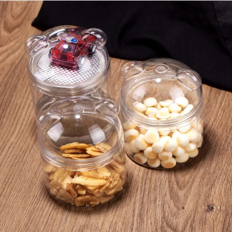 برطمان بلاستيكي واسع الفم من JMY سعة 32 أونصة، حاويات تخزين طعام محكمة الغلق مانعة للتسرب لتنظيم المطبخ، تخزين المؤن، خالية من مادة BPA #5