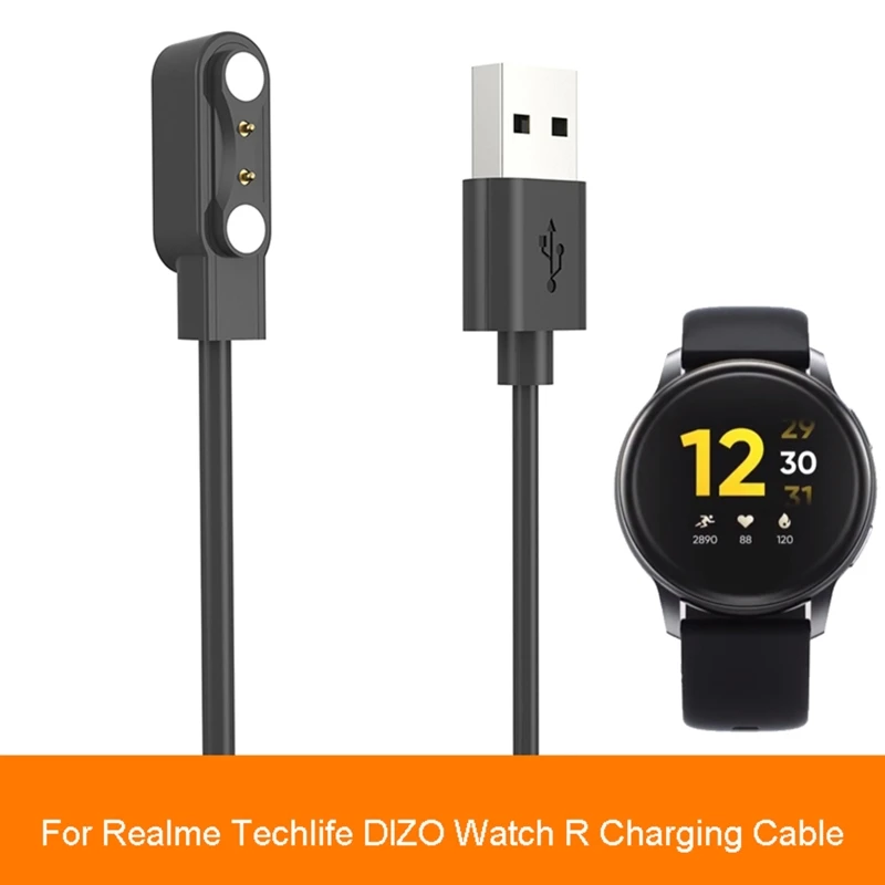 محول الطاقة شاحن مهد قفص الاتهام قوس قاعدة مناسبة ل Realme TechLife DIZO ساعة R ساعة ذكية USB كابل شحن سريع
