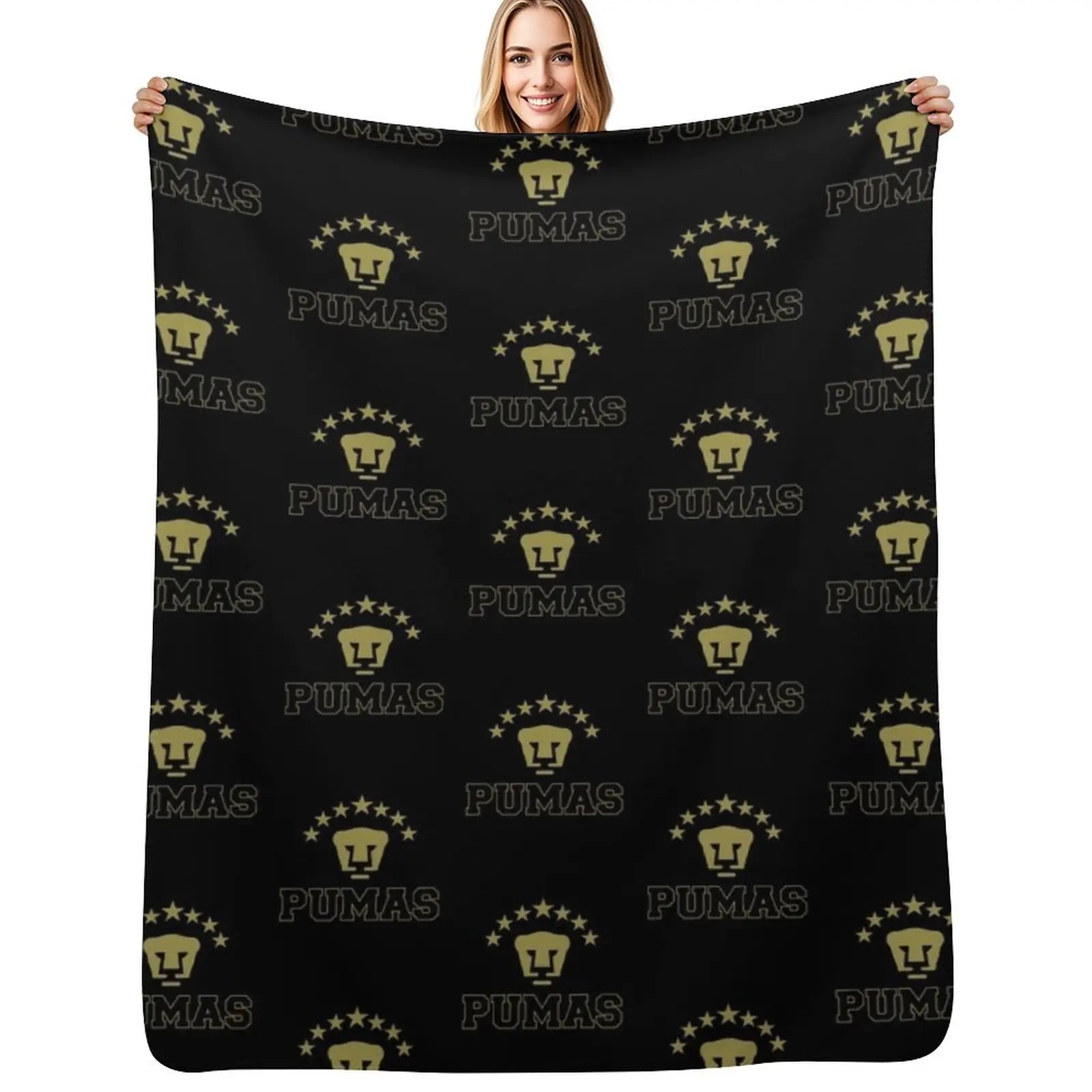 

Pumas Unam - Mexican Soccer Team Family Gifts Throw Blanket Blankets For Baby Thermal Luxury St Blanket