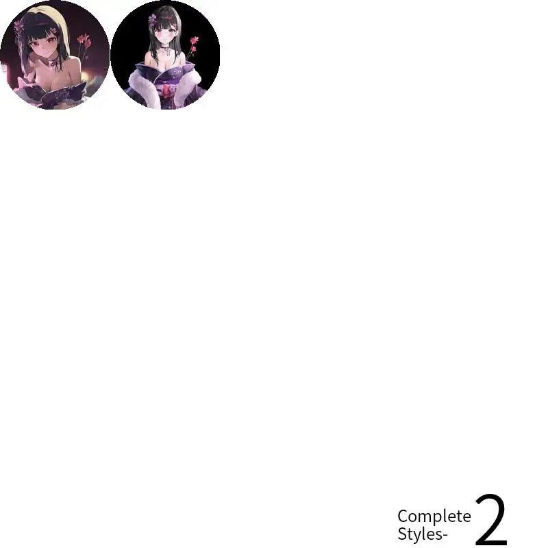 Mochizuki Kaede Channel Virtual Youtuber Game Anime Character Soft Button Badge Brooch anchor Peripherals Pin Pupil