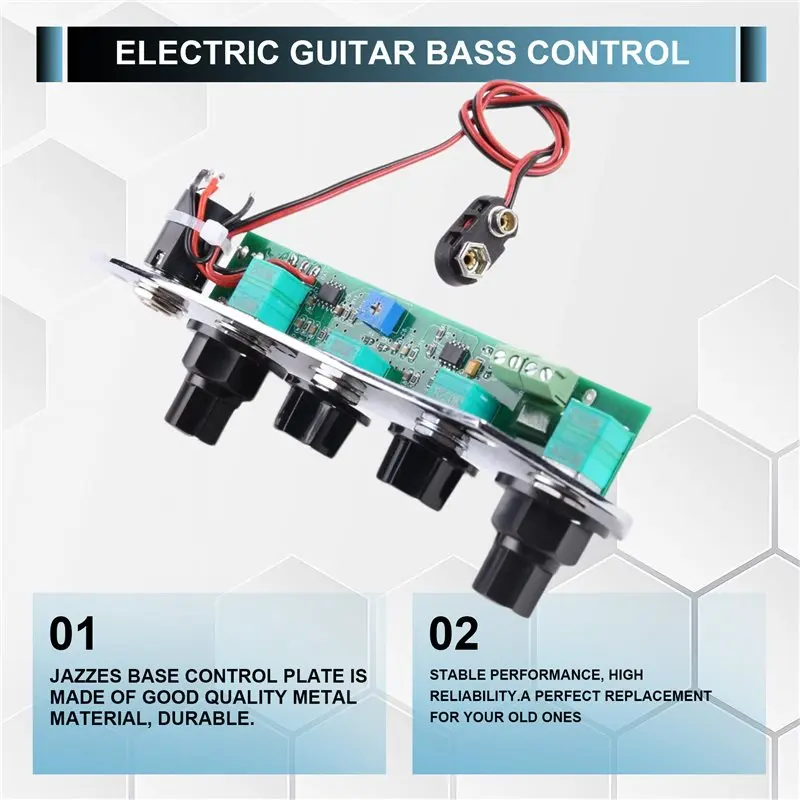 Budget-Friendly Guitar Bass Control Electric Guita Control Plate Pre Wired Control Plate Supplies Wired Switch Instrument
