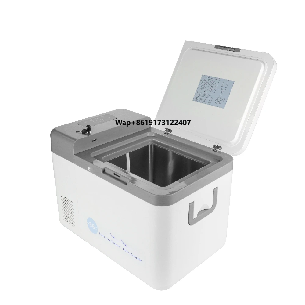 Refport -86C 25L High Quality Portable Mini Car Freezer with Air Cooling System Temperature Range +25C to -86C
