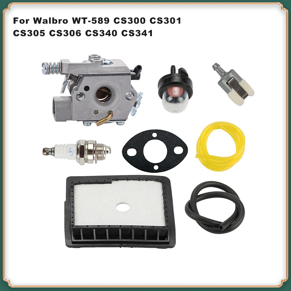 

Replacement Carburetor Kit Walbro WT-589 for STIHL CS300 CS301 CS305 CS306 CS340 CS341 Chainsaws