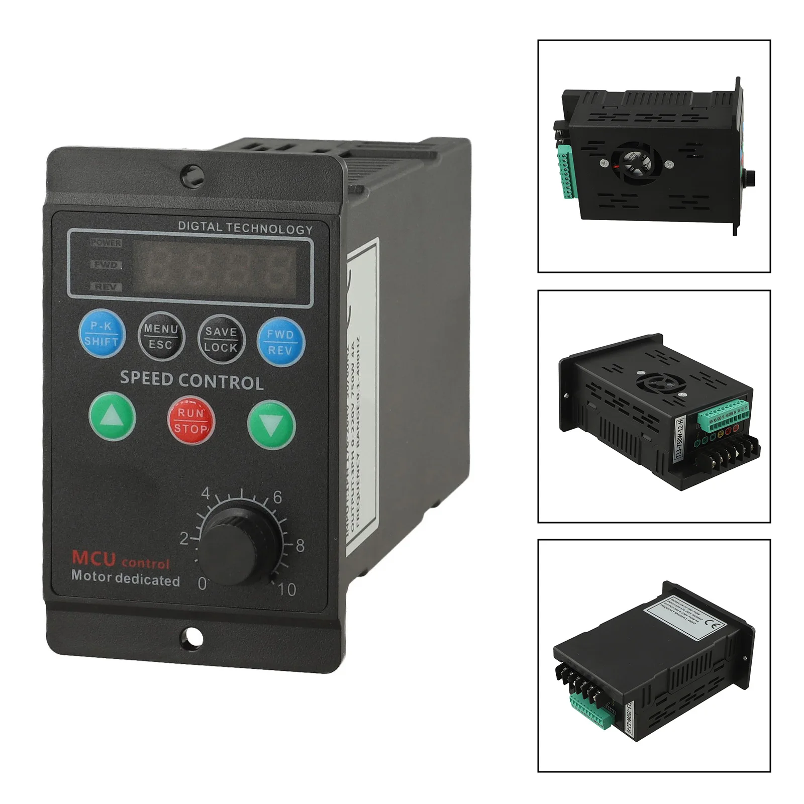 Ac220v Frequency Converter Ac Motor 750W VFD Input Voltage 80-280V Overcurrent Protection Overvoltage Protection